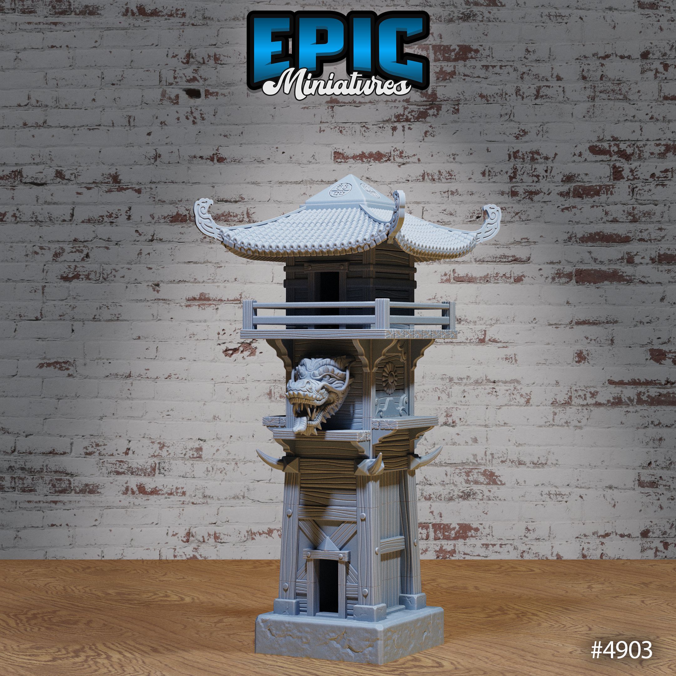 Dragon Watch Tower / Eastern Defense Construction / Japanese Border Building Equipment / Chinese Construct / Samurai Army Item / Siege Servan / Dungeon Area Item Decoration / Human Architecture / Monk Encounter